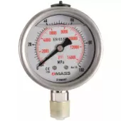 Манометр гидравлический GARWIN PRO 819050-4 (1000 бар, 63 мм, 1/4")